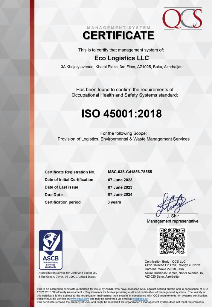 ISO 45001:2018